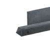 Beton Hoekpaal antraciet 10x10x275 cm glad met diamantkop