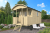 Pipowagen / Zigeunerwagen Paddy met veranda 480x240 cm