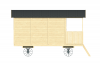 Pipowagen / Zigeunerwagen Paddy met veranda 480x240 cm