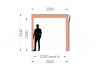 Trendhout Overkapping Palermo 370x255 cm