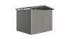 Biohort Panorama Gr. P3 metalen tuinhuis met dubbele deur 273x238 cm donkergrijs metallic