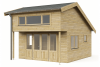 Chalet Panorama 425x425 cm - exterieur gecoat