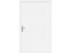 Plaatdeur enkel XL - linksdraaiend - 120x211,5 cm + kozijn 133,4x218,9 cm - wit (incl. hang en sluitwerk)