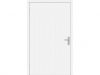 Plaatdeur enkel XL - linksdraaiend - 120x211,5 cm + kozijn 133,4x218,9 cm - wit (incl. hang en sluitwerk)