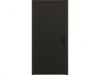 Trendhout Plaatdeur enkel linksdraaiend - 93x211,5 cm + kozijn 106,4x218,9 cm - zwart (incl. hang en sluitwerk)