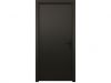 Plaatdeur enkel rechtsdraaiend - 93x211,5 cm + kozijn 106,4x218,9 cm - zwart (incl. hang en sluitwerk)
