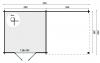 Plattegrond blokhut Hattem onbehandeld