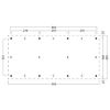 Overkapping plat dak Red Class Wood Odense type 5 XL 793x378 cm