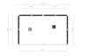Buitenverblijf Verona model links 625 x 400 cm