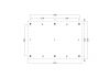 Overkapping Plat Dak Odense XL Type 1 Red Class Wood 550 x 378