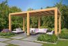Red Class Wood overkapping Renesse 600x313cm basis incl. Schroefpakket - Bouwpakket