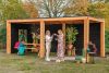 Red Class Wood overkapping Renesse 600x313cm basis incl. Schroefpakket - Bouwpakket