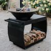 Barbecue BIG Jack 3.0 Blackline - incl. hoes en houtopslag - Ø 80 cm