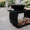 Barbecue BIG Jack 3.0 Blackline - incl. hoes en houtopslag - Ø 80 cm