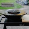 Barbecue BIG Jack 3.0 Blackline - incl. hoes en houtopslag - Ø 80 cm