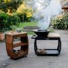 Barbecue BIG Jack 3.0 Blackline - incl. hoes en houtopslag - Ø 80 cm