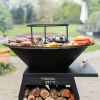 Barbecue Companero XXL 2.0 Blackline - incl. hoes en houtopslag - Ø80 cm