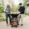 Barbecue Companero XXL 2.0 Blackline - incl. hoes en houtopslag - Ø80 cm