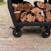 Barbecue Companero XXL 2.0 Blackline - incl. hoes en houtopslag - Ø80 cm