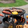 Barbecue Companero XXL 2.0 Blackline - incl. hoes en houtopslag - Ø80 cm