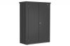 Biohort Terraskast Romeo M High donkergrijs metallic 132x57x181 cm