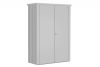 Biohort Terraskast Romeo M High zilvergrijs metallic 132x57x181 cm