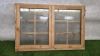 Dubbel raam blank vurenhout - sale product