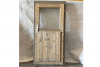 Enkele deur grijs geïmpregneerd 89x179 cm - incl. hang- en sluitwerk - enkelglas - SALE01344