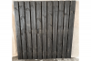 Tuinscherm 180x180 cm - zwart -  3 stuks in 1 koop - SALE01366