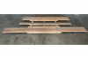 Hardhout geschaafd timmerhout 2 stuks 4,4x14,5x400 cm 3 stuks 4,4x14,5x300 cm - 5 stuks in 1 koop - SALE01657