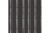 Dakpanprofielplaten zwart - 16 stuks 110x272,5 cm (47 m2) - incl. nokvorsten en bevestigingsmat - SALE01713