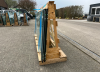 Glasschuifsysteem Profiline R5 (5-spoor) type G - 475,9 x 257 cm Antraciet Structuur (vast deel rechts) - Excl. Bevestigingsmateriaal - SALE25020