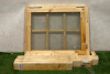 Vuren draai/kiepraam 84,5x66,5 cm - incl. kozijn -  SALE01041