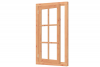 Douglas vleugelraam 67,4x129,6 cm, incl. beslag - SALE01055