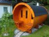 Barrelsauna Ø215x350 cm - Vurenhout oranje