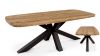 Brighton Teak tafel met aluminium poten - 220x100x75 cm