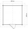 Lugarde Select Blokhut Hengelo 250x250cm - Onbehandeld