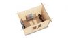 Lugarde Select Blokhut Nijmegen 300x200cm - Onbehandeld