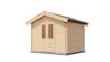 Lugarde Select Blokhut Borculo 300x250cm - Onbehandeld