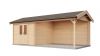 Lugarde Select Blokhut met overkapping Epe 300x300cm + 400cm - Onbehandeld