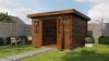 Lugarde Select Blokhut Barneveld 300x400cm - Keteldruk Bruin
