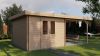 Lugarde Select Blokhut met overkapping Tiel 300x400cm + 300cm - Onbehandeld