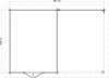 Lugarde Select Blokhut met overkapping Tiel 300x400cm + 300cm - Onbehandeld
