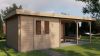 Lugarde Select Blokhut met overkapping Culemborg 300x400cm + 400cm - Onbehandeld