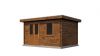 Lugarde Select Blokhut Renkum 400x300cm - Keteldruk Bruin