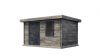 Lugarde Select Blokhut Renkum 400x300cm - Keteldruk Grijs