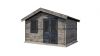 Lugarde Select Blokhut Brummen 400x300cm - Keteldruk Grijs