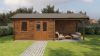 Lugarde Select Blokhut met overkapping Holten 400x300cm + 300cm - Keteldruk Bruin