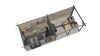 Lugarde Select Blokhut met overkapping Huissen 400x300cm + 400cm - Keteldruk Grijs