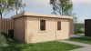 Lugarde Select Blokhut Eibergen met garagedeur 350x500cm - Onbehandeld
